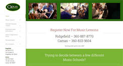 Desktop Screenshot of opusschoolofmusic.com